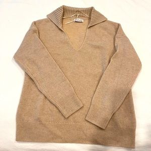 Beautiful camel color cashmere sweater - worn only once